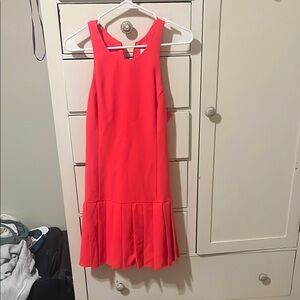 Amanda Uprichard Coral Sleeveless Dress